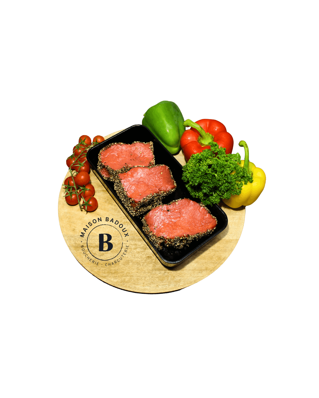 Steak aux poivres